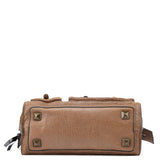 Chloé Beige Studded Leather Tote Bag