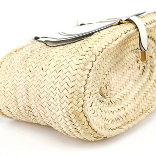 Chloé Beige White Marcie Basket Bag