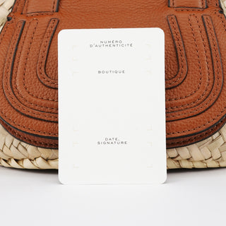 Chloé Beige Woven Raffia Marcie Basket Bag