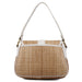 Chloé Beige Woven Raffia Shoulder Bag