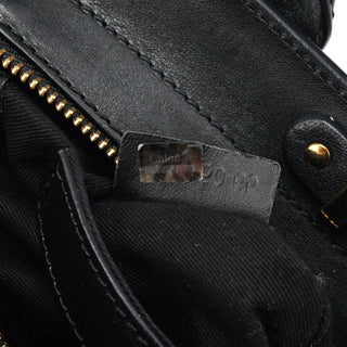 Chloe Black Calfskin Alice 2-Way Tote Bag