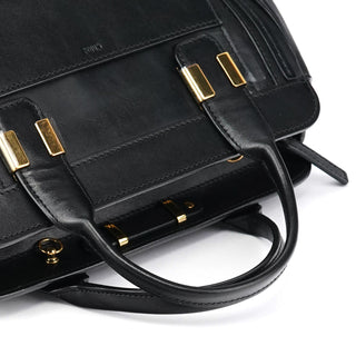Chloe Black Calfskin Alice 2-Way Tote Bag