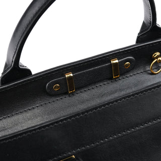 Chloe Black Calfskin Alice 2-Way Tote Bag