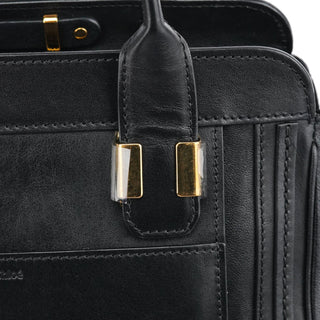 Chloe Black Calfskin Alice 2-Way Tote Bag