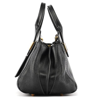 Chloe Black Calfskin Alice 2-Way Tote Bag