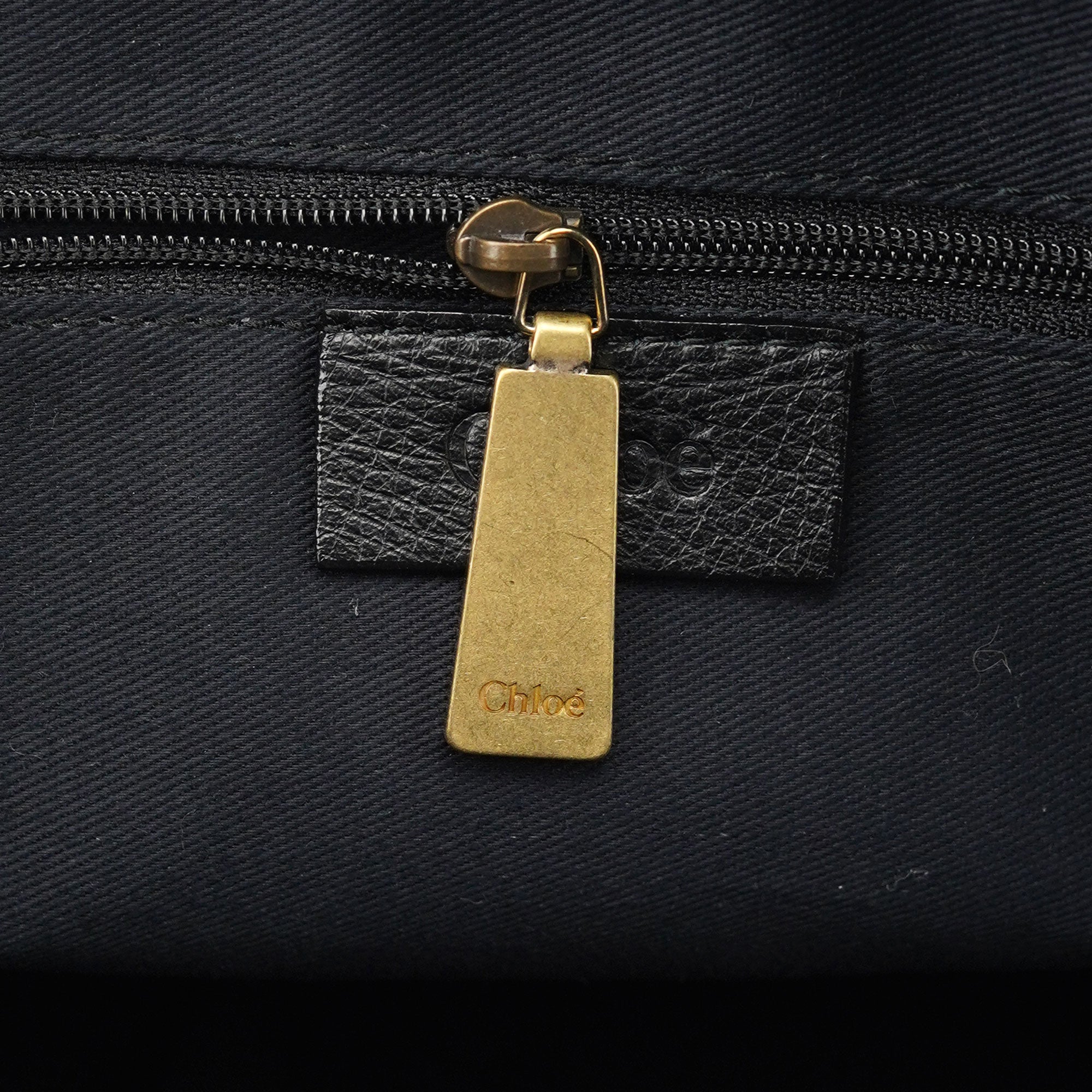Chloé Black Calfskin Boston Bowling Bag