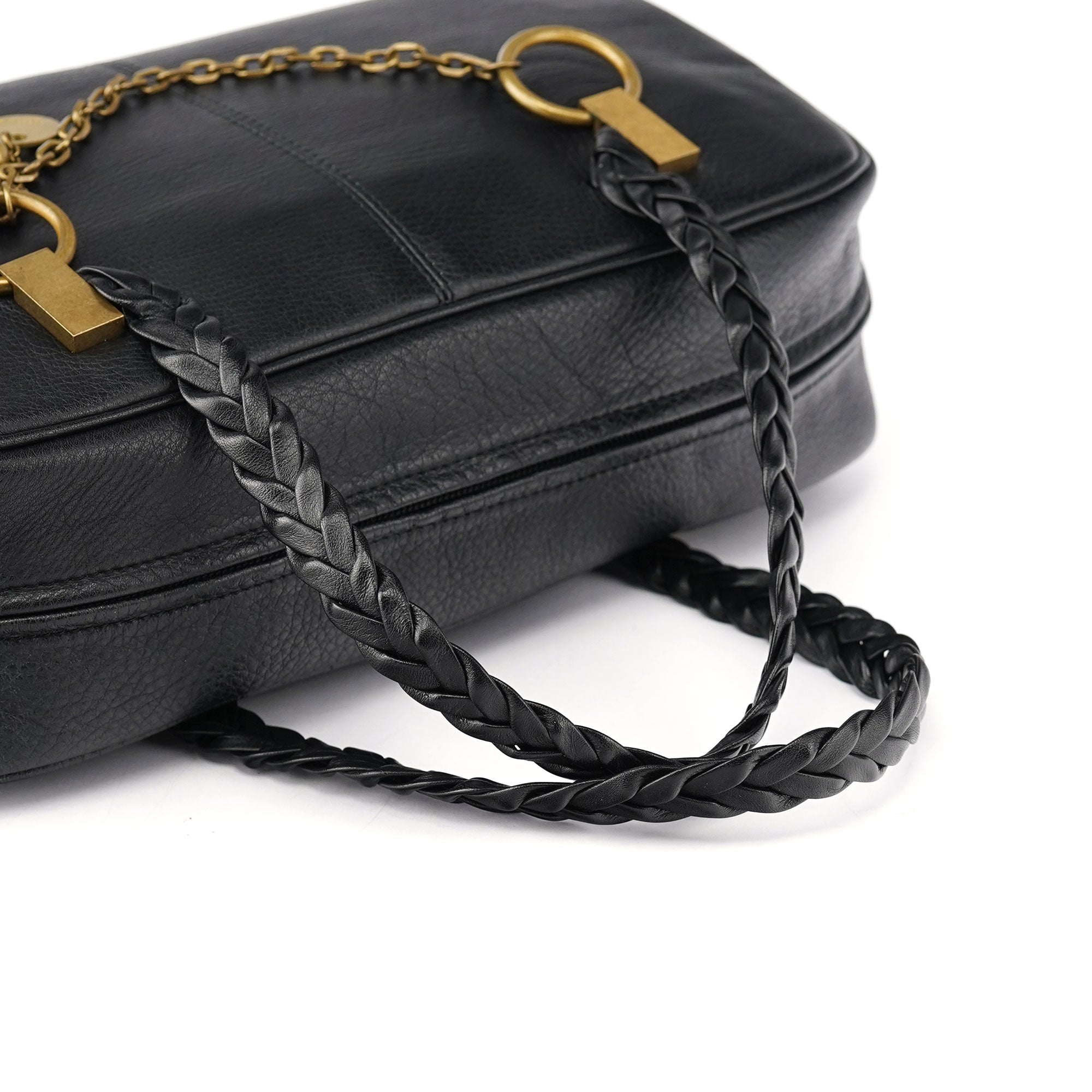 Chloé Black Calfskin Boston Bowling Bag