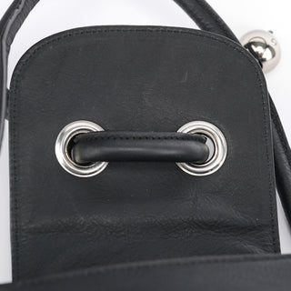 Chloé Black Calfskin Drawstring Tote Bag