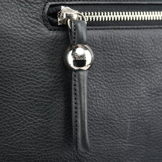 Chloé Black Calfskin Drawstring Tote Bag