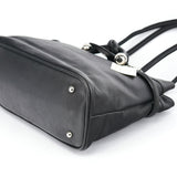 Chloé Black Calfskin Drawstring Tote Bag