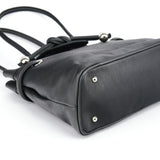 Chloé Black Calfskin Drawstring Tote Bag