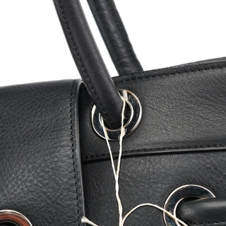 Chloé Black Calfskin Drawstring Tote Bag
