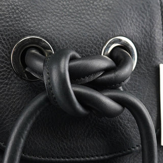 Chloé Black Calfskin Drawstring Tote Bag