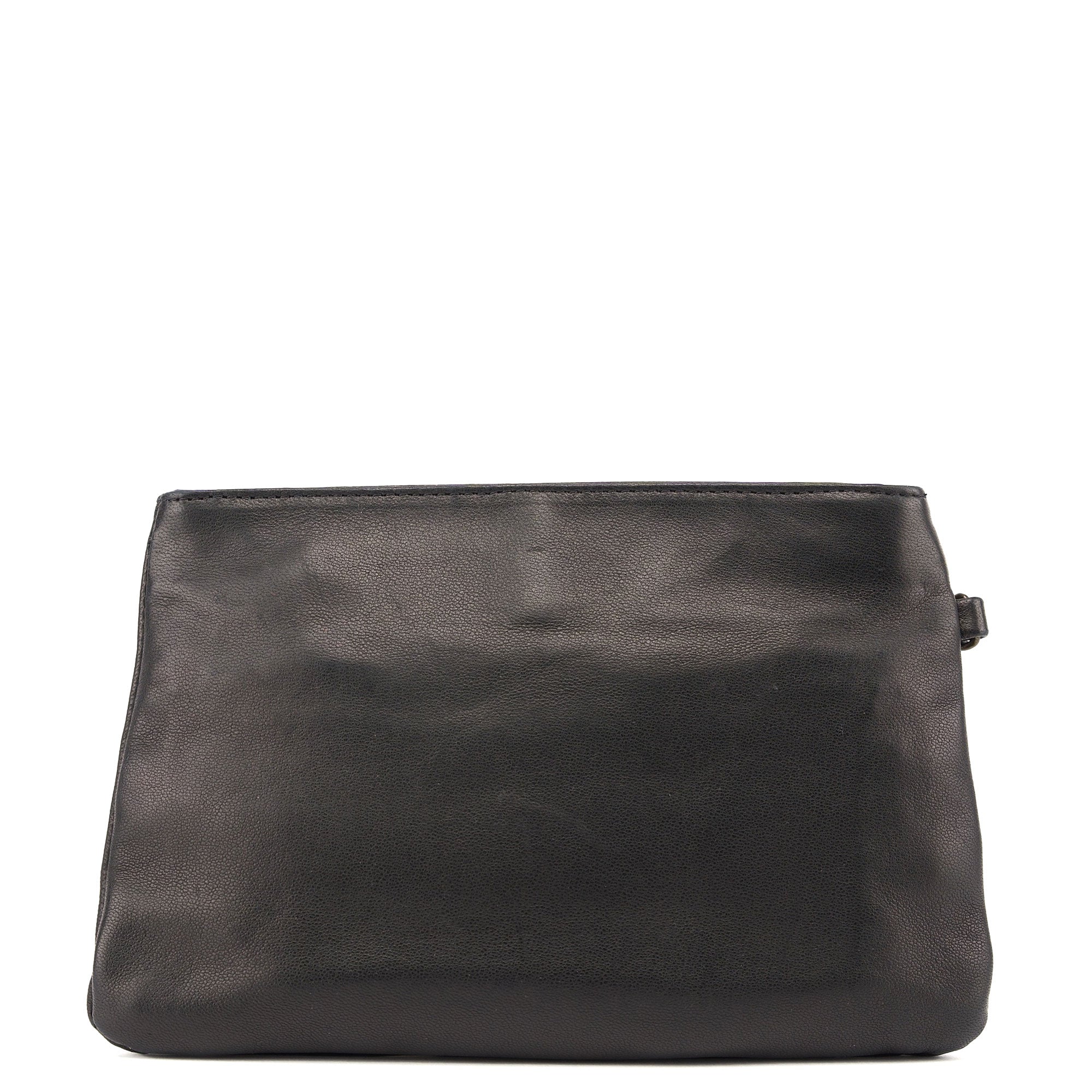 Chloé Black Calfskin Embellished Clutch Bag