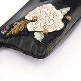 Chloé Black Calfskin Embellished Clutch Bag