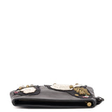 Chloé Black Calfskin Embellished Clutch Bag