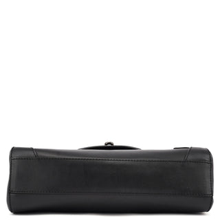 Chloé Black Calfskin Hobo Shoulder Bag