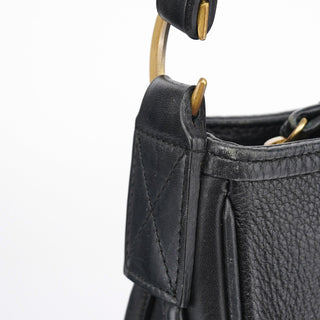 Chloé Black Calfskin Hobo Shoulder Bag