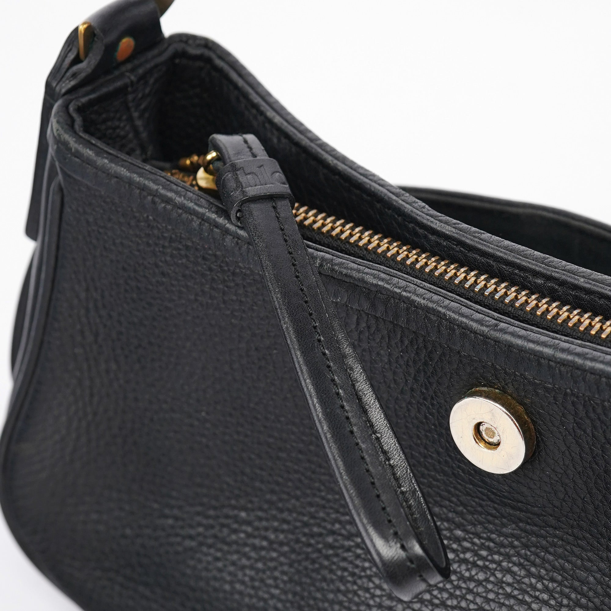 Chloé Sac hobo en cuir de veau noir