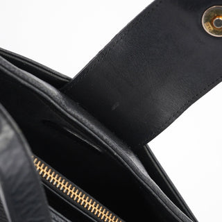 Chloé Black Calfskin Hobo Shoulder Bag