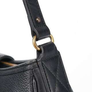 Chloé Black Calfskin Hobo Shoulder Bag