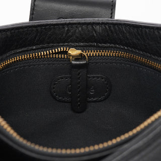 Chloé Black Calfskin Hobo Shoulder Bag