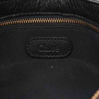 Chloé Black Calfskin Hobo Shoulder Bag