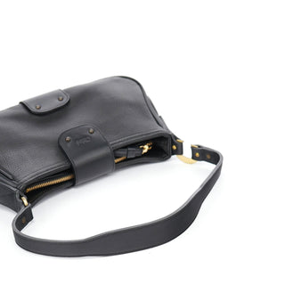 Chloé Black Calfskin Hobo Shoulder Bag