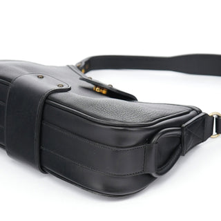 Chloé Black Calfskin Hobo Shoulder Bag