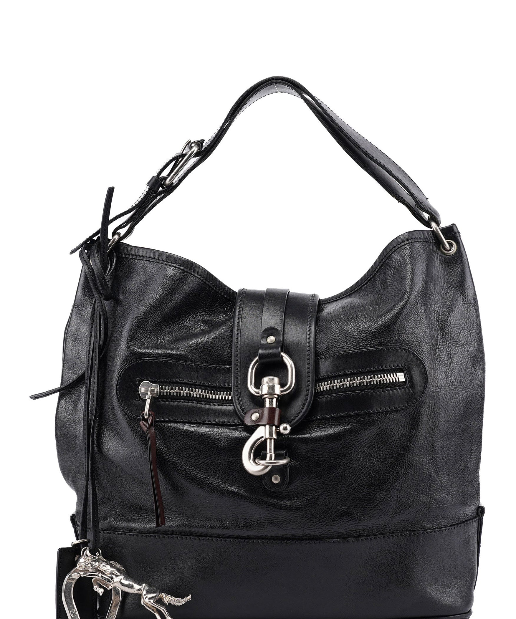 Chloé Black Calfskin Kerala Shoulder Bag