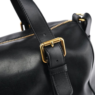 Chloe Black Calfskin Leather Boston 2-Way Bag