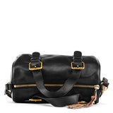 Chloe Black Calfskin Leather Boston 2-Way Bag