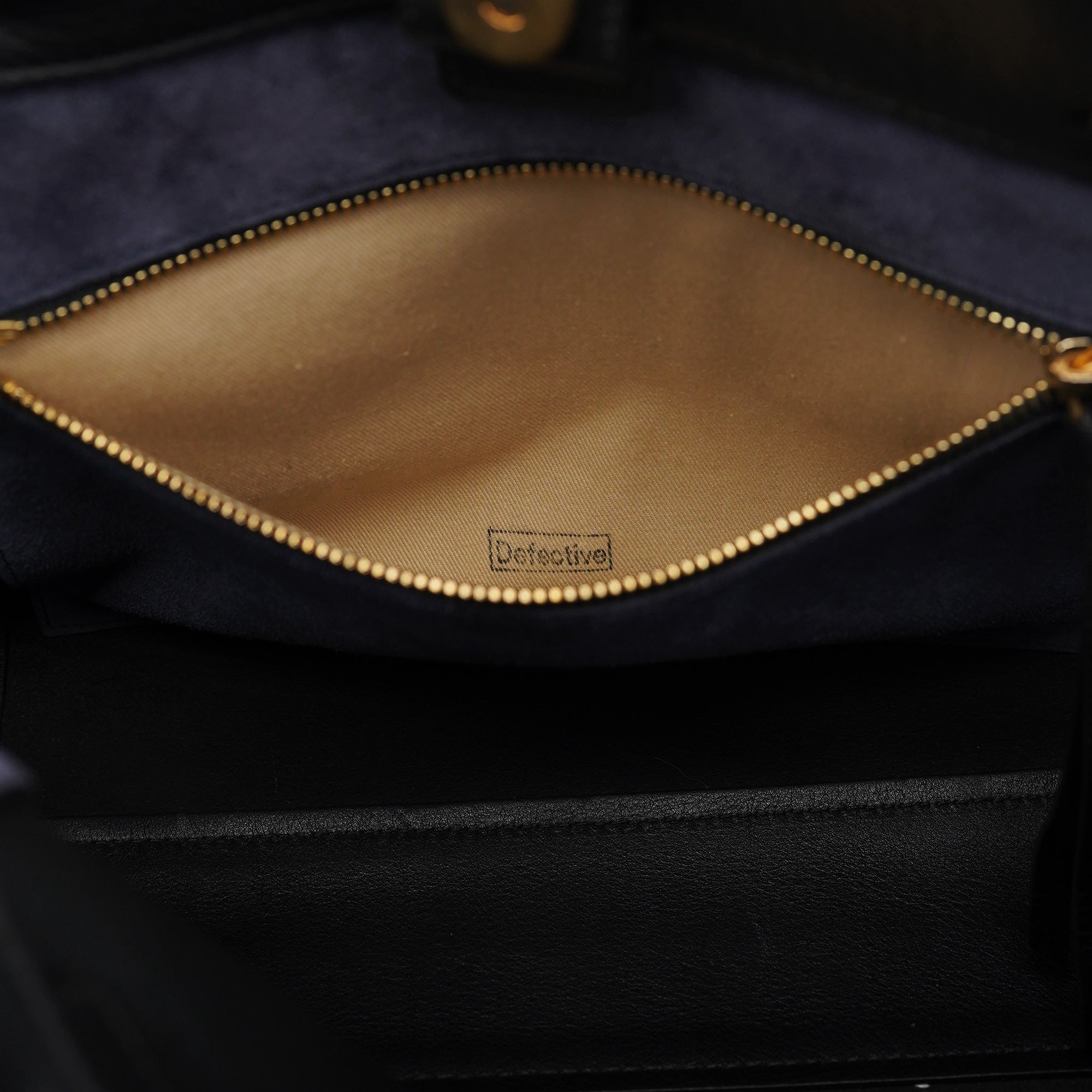 Chloe Black Calfskin Zippered Tote Bag