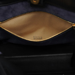 Chloe Black Calfskin Zippered Tote Bag