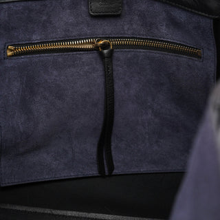 Chloe Black Calfskin Zippered Tote Bag