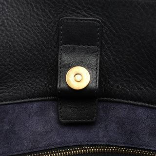 Chloe Black Calfskin Zippered Tote Bag