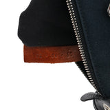 Chloe Black Canvas Logo Shoulder Bag
