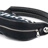Chloe Black Canvas Logo Shoulder Bag