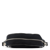Chloe Black Canvas Logo Shoulder Bag