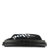 Chloe Black Canvas Logo Shoulder Bag