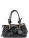 Chloé Black Gloss Leather Knot Tote Bag