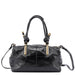 Chloé Black Gloss Leather Knot Tote Bag