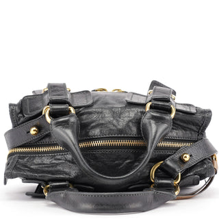 Chloé Black Lambskin Bay 2-Way Bag