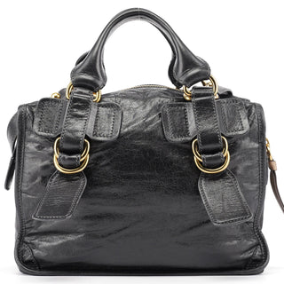 Chloé Black Lambskin Bay 2-Way Bag