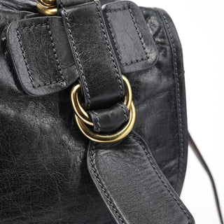 Chloé Black Lambskin Bay 2-Way Bag