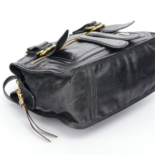 Chloé Black Lambskin Bay 2-Way Bag