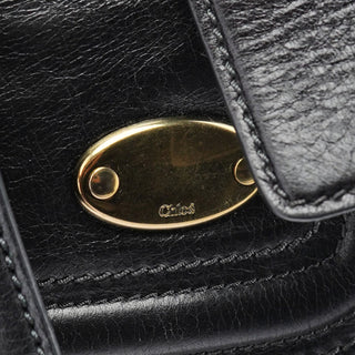 Chloé Black Lambskin Bay 2-Way Bag