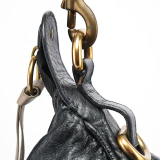 Chloé Black Lambskin Bay Crossbody Bag