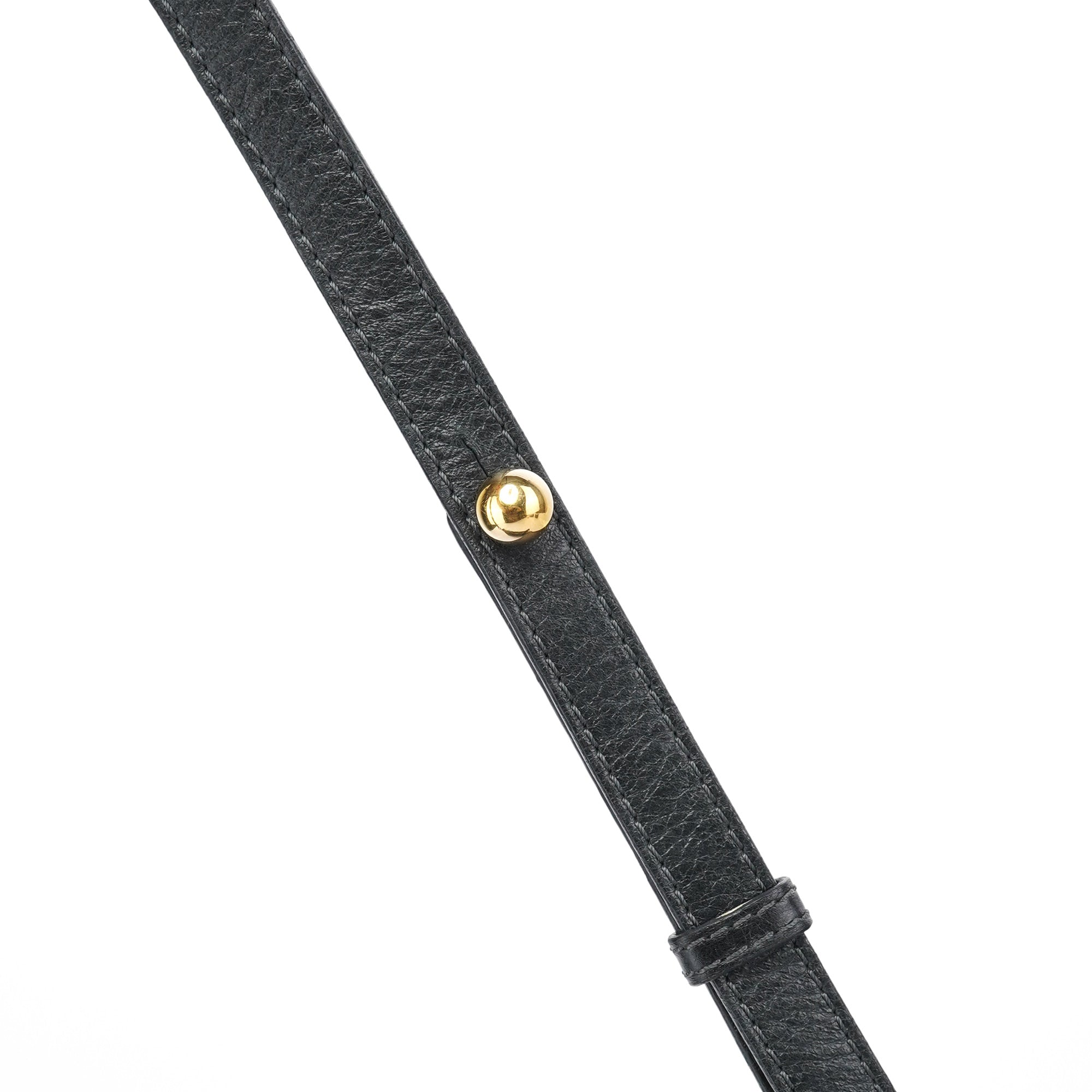 Chloé Black Lambskin Bay Crossbody Bag