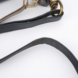 Chloé Black Lambskin Bay Crossbody Bag